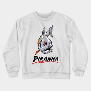 Scary Piranha Crewneck Sweatshirt